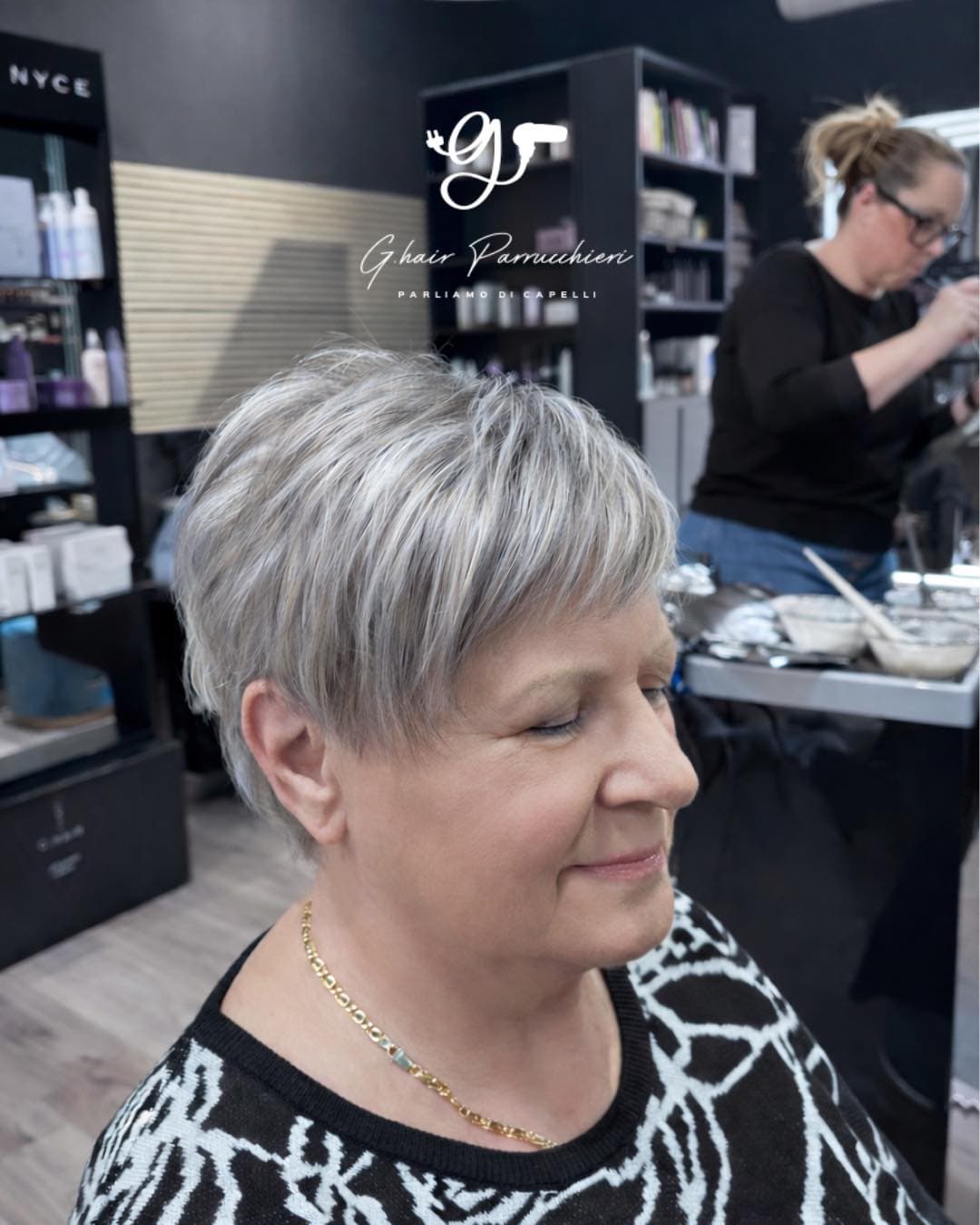Silver pixie, bold and elegant